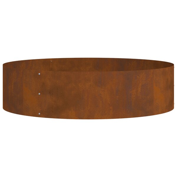 vidaXL Planteur en acier corten marron Acier corten Grand Durable