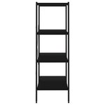 vidaXL Étagère à 4 niveaux Noir 80x40x130 cm