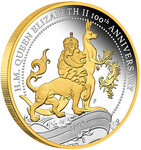 Pièce de monnaie en Argent 1 Dollar g 31.1 (1 oz) Millésime 2026 H.M. QUEEN ELIZABETH II (PRÉCOMMANDE)