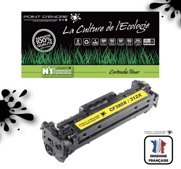 312X / CF380X - JAUNE - Grande capacité