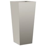 vidaXL Jardinières 2 Pièces 35x35x75 cm acier résistant aux intempéries