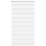 vidaXL Store zèbre blanc 90x100 cm largeur du tissu 85 9 cm polyester