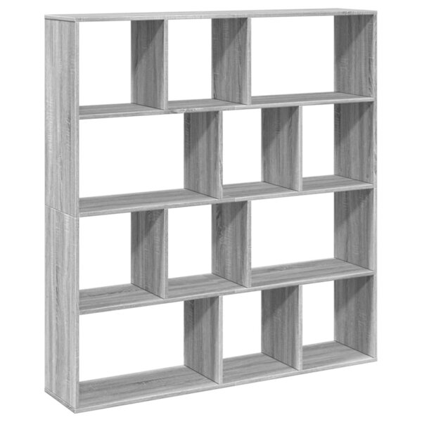 vidaXL Bibliothèque sonoma gris 132x29x141 5 cm bois d'ingénierie