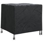 vidaXL Housse pour meubles Uni Noir 74 x 74 x 60 cm Tissu Oxford 210D