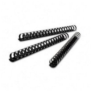 Lot de 50 CombBind Peignes de reliure 38 mm Noir GBC