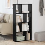 vidaXL Bibliothèque Chêne noir 60 x 20 x 120 cm Bois d'ingénierie