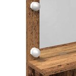 vidaXL Table de Toilette avec tiroir Bois ancien 80 x 41 x 134.5 cm
