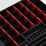 vidaXL Boîtes d'assortiment 5 Pièces 40x30x5 cm Polypropylène