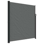 vidaXL Auvent latéral rétractable anthracite 220x300 cm