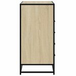 vidaXL Commode chêne sonoma 70x41x83 5 cm bois d'ingénierie
