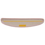 vidaXL Tapis de marches d'escalier 15 Pièces Rose clair 56x17x3 cm