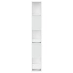 vidaXL Bibliothèque 5 niveaux blanc 80 5x23 5x162 5 cm bois ingénierie