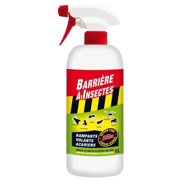 BARRIERE A INSECTES Insectes rampants, volants et acariens - Pret a l'emploi - 1 L