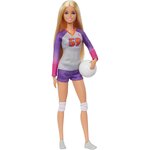 Mattel HKT72 - Barbie métiers - Poupée articulée joueuse de Volleyball