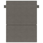 vidaXL Canapé-lit pliable Gris clair 152 x 86 5 x 60 cm Tissu