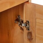 vidaXL Meuble de Salle de Bain VIGO marron miel 37 5 x 34 x 80 cm