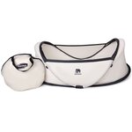 DERYAN Lit d'enfant de voyage Infant Baby avec moustiquaire Crème