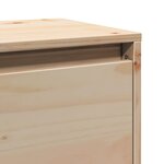 vidaXL Armoire murale 100x30x35 cm Bois de pin massif