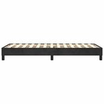 vidaXL Cadre de lit sans matelas noir 80x200 cm velours