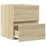 vidaXL Armoire d'évier Chêne sonoma 41x38 5x45 cm Bois d’ingénierie