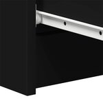 vidaXL Buffet Noir 60x35x98 5 cm Bois d'ingénierie