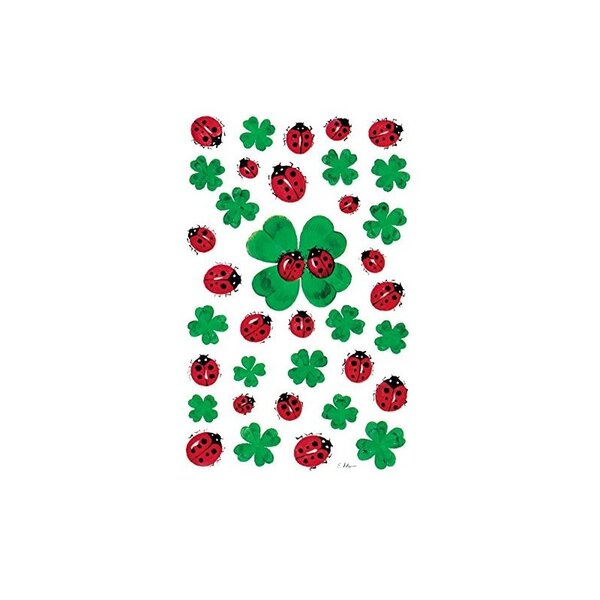 AVERY Zweckform Sticker ZDesign "Coccinelle et trèfle"
