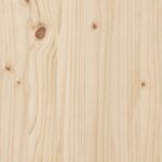 vidaXL Cadre de lit sans matelas 200x200 cm bois massif