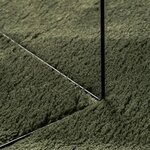 vidaXL Tapis HUARTE à poils courts doux et lavable vert forêt 80x200cm