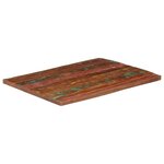 vidaXL Dessus de table 90x80x2 5 cm rectangulaire bois massif récupéré