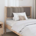 vidaXL Tête de lit capitonnée Marron 100 cm Pin massif