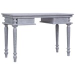 vidaXL Bureau 115x50x78 cm Bois d'acajou massif