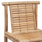 vidaXL Tabourets de bar lot de 2 bambou