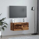 vidaXL Meuble mural Bois ancien 80 x 36.5 x 35 cm Bois d'ingénierie