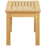 vidaXL Table basse Acacia clair 50 x 35 x 36 cm Bois d'Acacia Massif