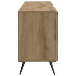 vidaXL Meuble TV 150 x 31 x 50 cm Chêne artisanal Bois d'ingénierie