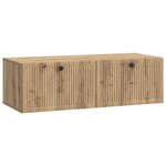 vidaXL Meuble TV mural 98 x 41 x 30 cm Chêne artisanal