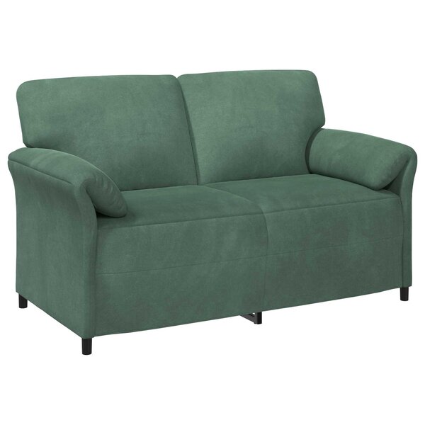 vidaXL Sofa 2 places Vert Mer 158 x 83 x 95 cm Velours