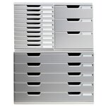 Module De Classement Modulo Office 10 Tiroirs A3 - Granit - Exacompta
