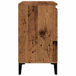vidaXL Armoire d'évier vieux bois 58x33x60 cm bois d'ingénierie