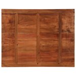 vidaXL Dessus de table 90x80x2 5 cm rectangulaire bois massif récupéré