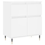 vidaXL Buffet Blanc 60x35x70 cm Bois d'ingénierie