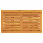 vidaXL Table d'appoint Marron 90 x 50 x 45 cm Bois d'Acacia Massif