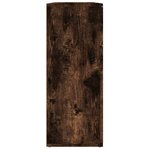 vidaXL Buffet Chêne fumé 91x29 5x75 cm Bois d'ingénierie