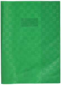 Protège-cahier Madras PVC 22/100e Avec Rabat Marque page 21x29 7 vert CALLIGRAPHE