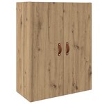vidaXL Meuble mural Marron 69 5 x 34 x 90 cm Bois d'ingénierie