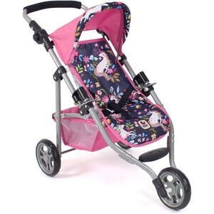 Bayer Chic 2000 612-43 - Petite poussette de jogging LOLA Licorne pour poupée