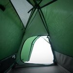vidaXL Tente de camping à dôme 3 personne vert imperméable