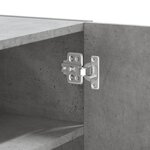 vidaXL Armoire murale gris béton 75x35x60 cm bois d'ingénierie