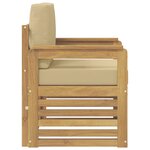 vidaXL 2 Pièce Ensemble de canapés d'extérieur Polyester