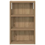 vidaXL Armoire murale de salle de bain Chêne artisan 30 x 10 x 50 cm